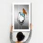 Wallity CAM-1015 Pintura Decorativa de Vidrio Templado 46 x 72 cm Arte de Pared Impresión UV Duradero Elegante